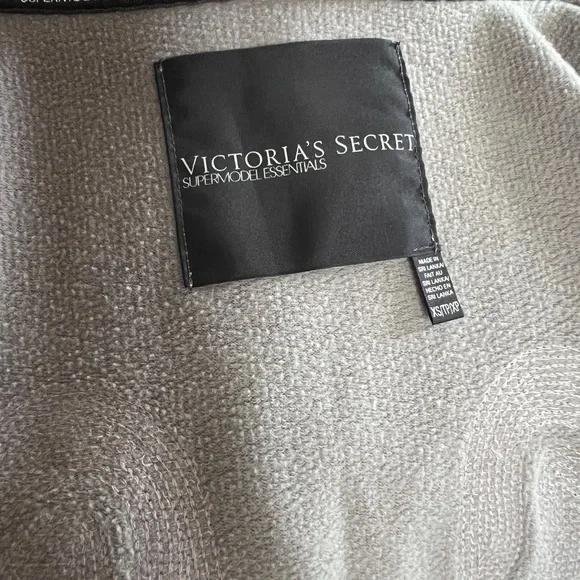 Lavender Grey Victoria's Secret Angel hoodie with sequin wings - Picture 7 of 11